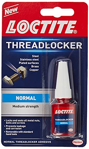 Loctite 2259681 Lock ‘n’ Seal Fast Thread Lock & Sealant-5g / Easy to use/Maintains clamp Pressure loosening/Prevents Corrosion / 100% Effective, Transparent