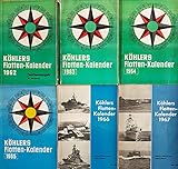  sechs Bände Köhlers Flotten-Kalender: 1962 - 1967 (6 Einzelbände)