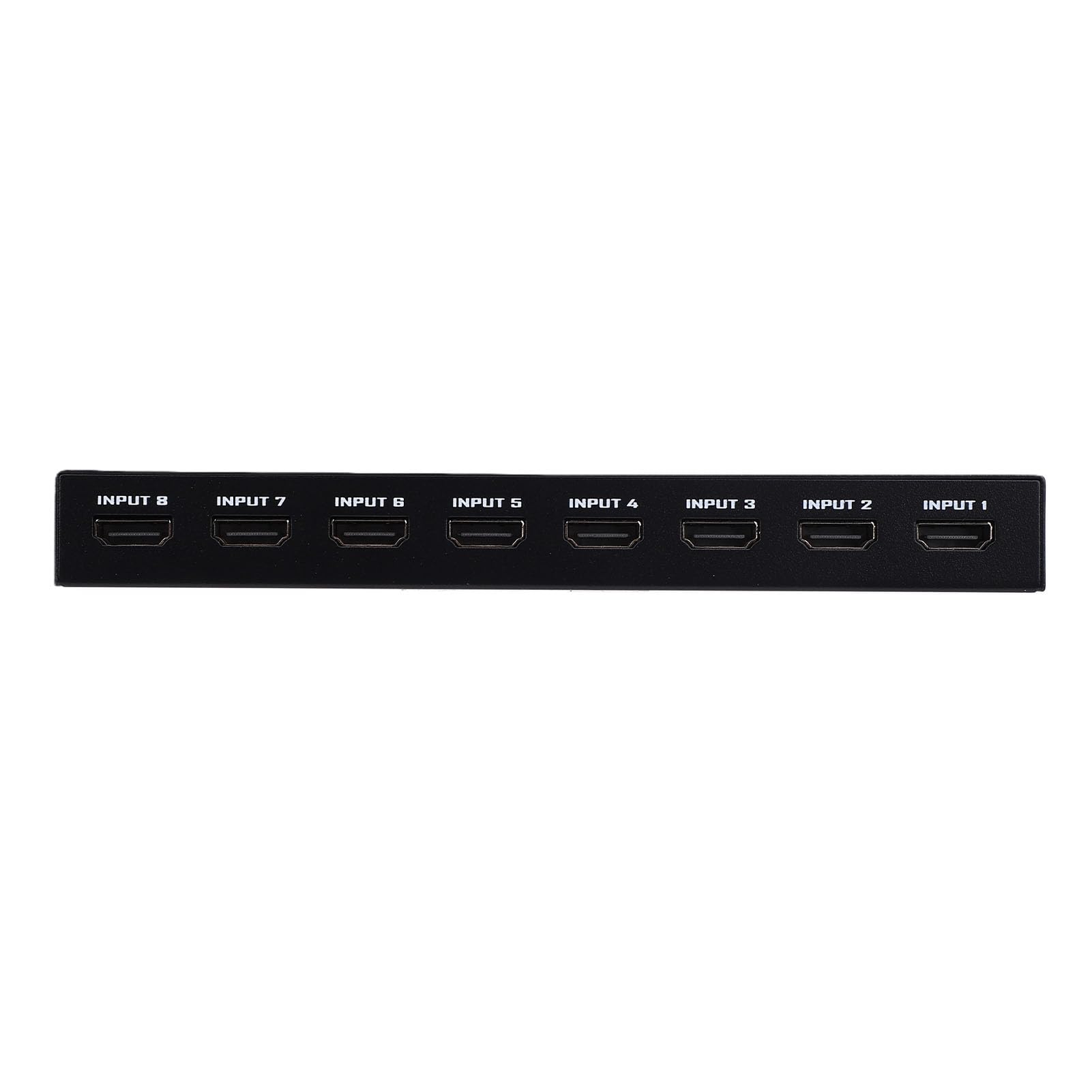 ASHATA Splitter HDMI 1 Ingresso 8 Uscite, Selettore Commutatore HDMI 1.4 8X1 con Telecomando, Duplicatore di Segnale HD 3D 4K 30Hz 1080P per PC Laptop, Plug and Play