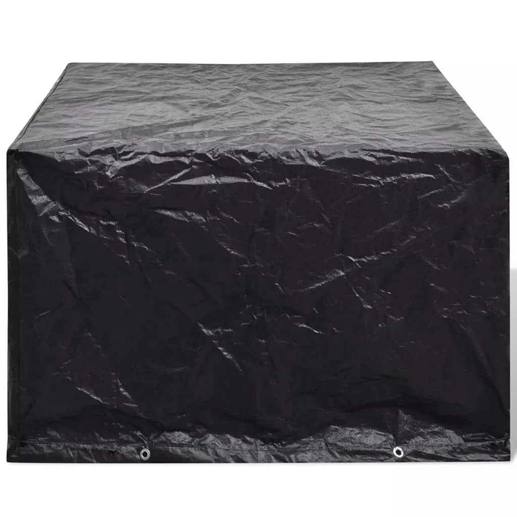 vidaXL Copertura per mobili da giardino per 4 persone, impermeabile, 8 occhielli, 180 x 139 cm