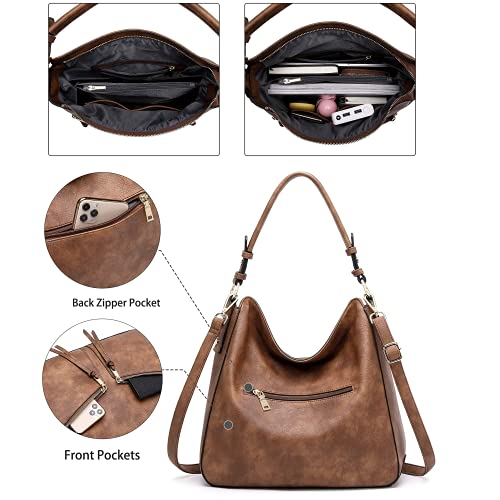 Hobo Bags for Women Handbags Purses Ladies Shoulder Bag Boho Crossbody Purse Vegan Leather - Image 5