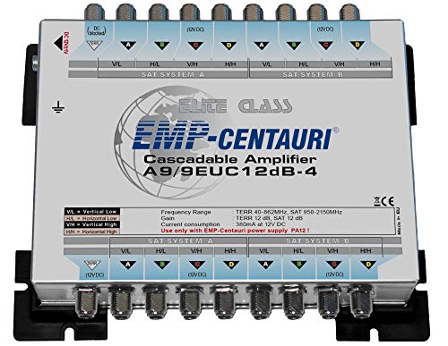 Amplificateur A9/9EUC12dB-4 amplificateur de distribution intérieur 4 voies