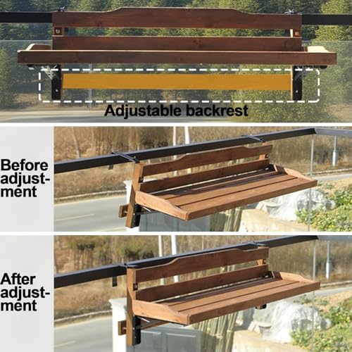 Table pliante murale balcon pour créer un bureau suspendu compact