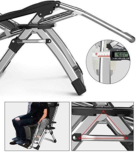 Chaises de jardin inclinables avec dossier réglable multiposition - 3