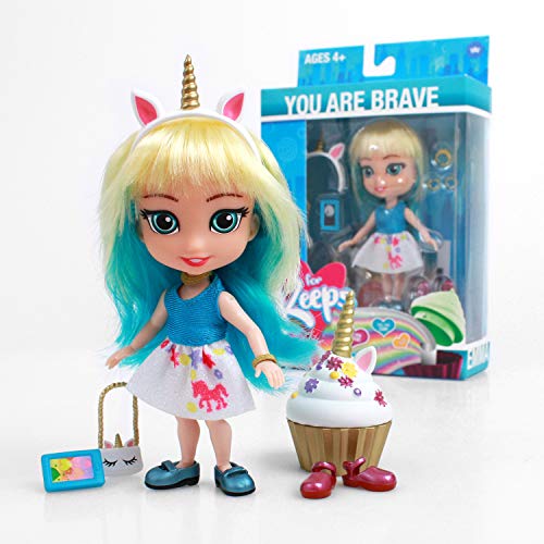 The Loyal Subjects Emma muñeca con cupcake 5.5 pulg miniatura 1