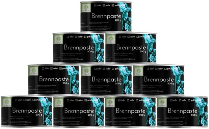 24x 200g Brennpaste Sicherheitsbrennpaste Für Chafing Dish Buffet