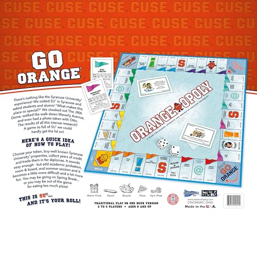 Orange-opoly Syracuse University miniatura 5