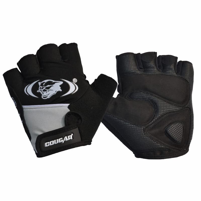 COUGAR Phoenix Leather Gym Gloves, Suitable for Weight Lifting, Cycling, Exercise, Fitness, Gym Training and General Workouts for Men/Women (Extra Large)