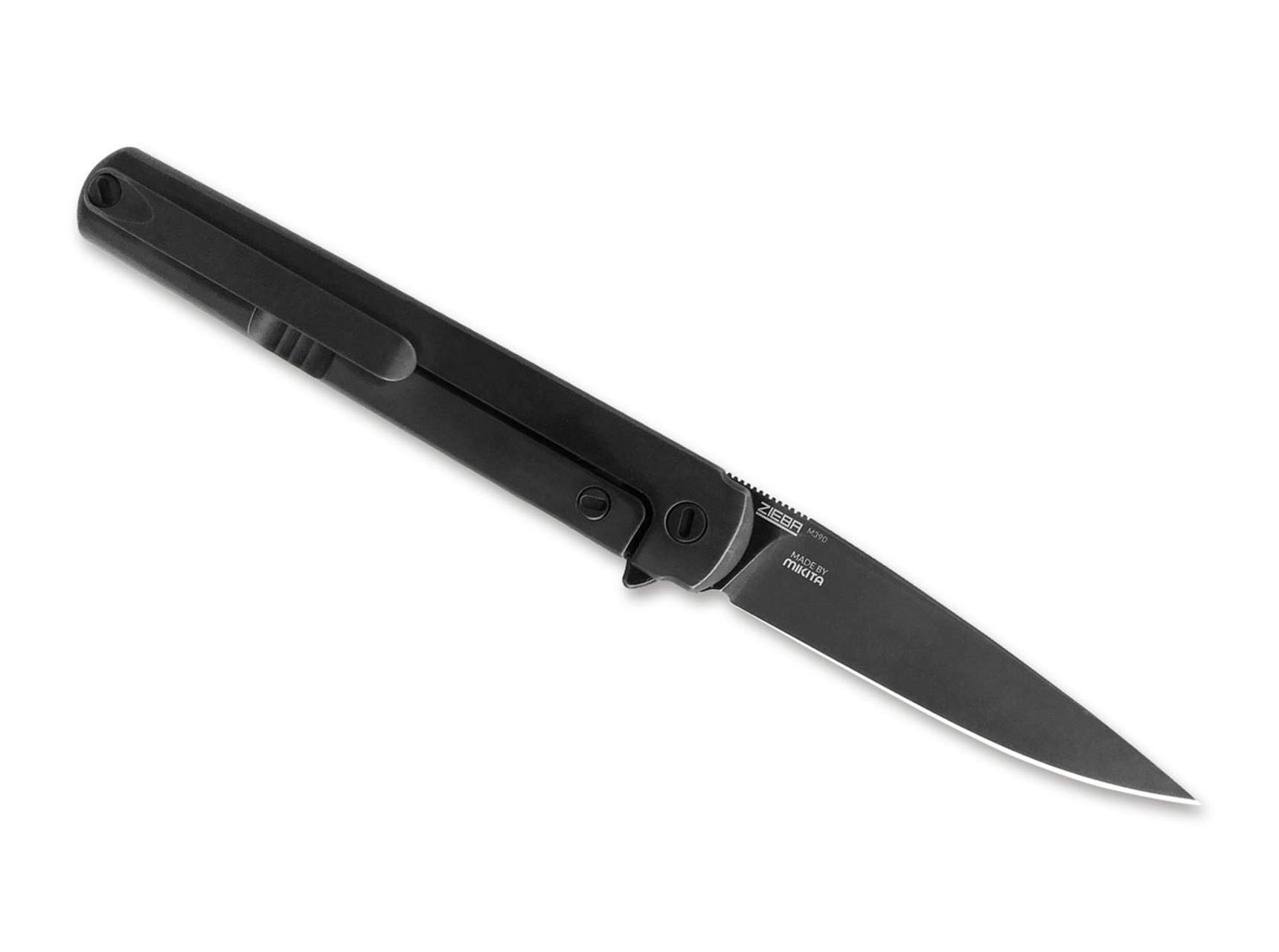 MKM Unisex – Flame Drop Titanium Dark SW scyzoryk dla dorosłych, czarny, 17,6 cm