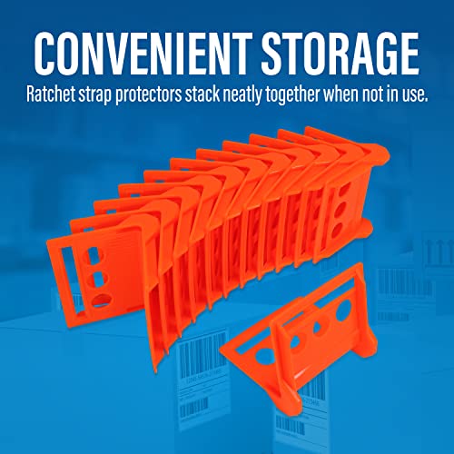 12 Pack Tie Down Corner Protector Edge Protectors Flatbed Plastic