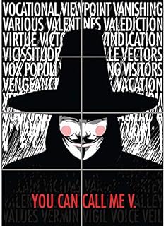 Doppelganger33 LTD V for Vendetta Typography Quotes Giant Wall Art Print Picture Poster