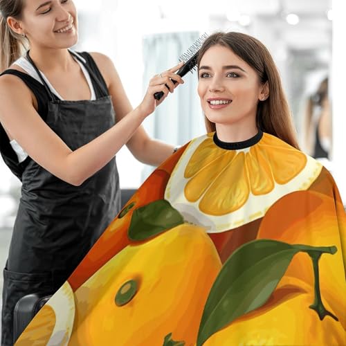 Capa para corte de cabello unisex 170x144 cm con cierre ajustable miniatura 5