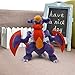 Boufery Juguetes de Peluche de Anime Mega Garchomp, muñeco de Peluche de Juguete Suave, Regalo de cumpleaños para niños Gragon Pluche Knuffel 22cm 9In