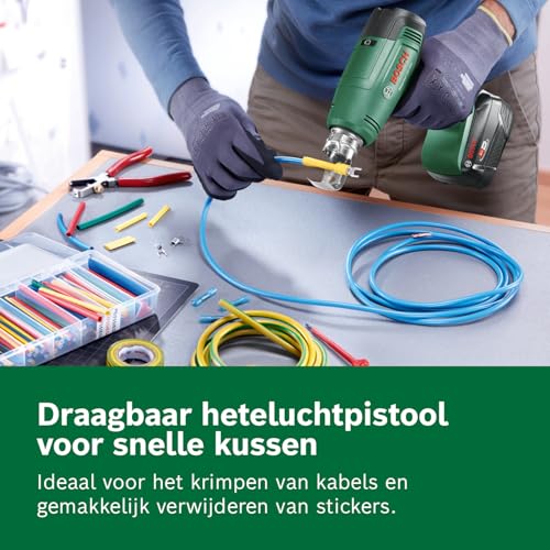 Bosch 18V System accuheteluchtpistool EasyHeat 18V-500 (met reduceermondstuk) - Afbeelding 5