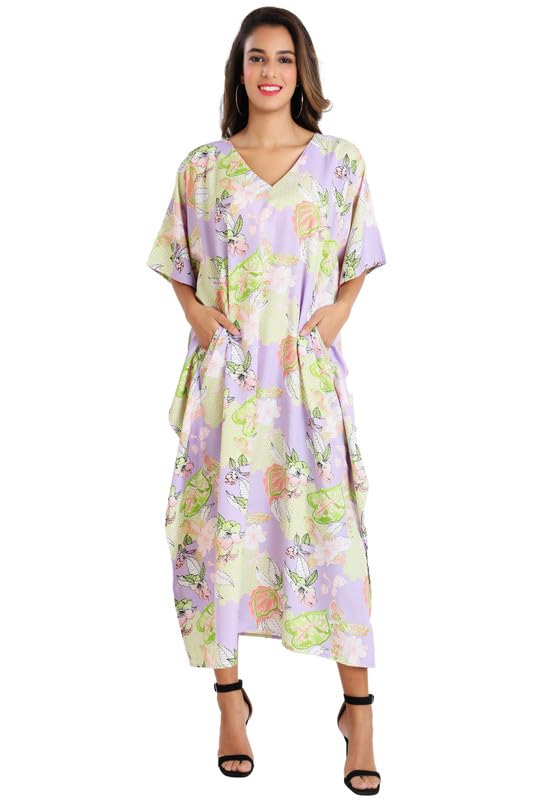 Image of Miss Lavish London Women's Kaftan- Kaftan Dress for Casual, Party, Evening, Vacation and Everyday Wear