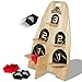 Franklin Sports Cliffhanger Toss Game - Wooden Target - Six Bean Bags