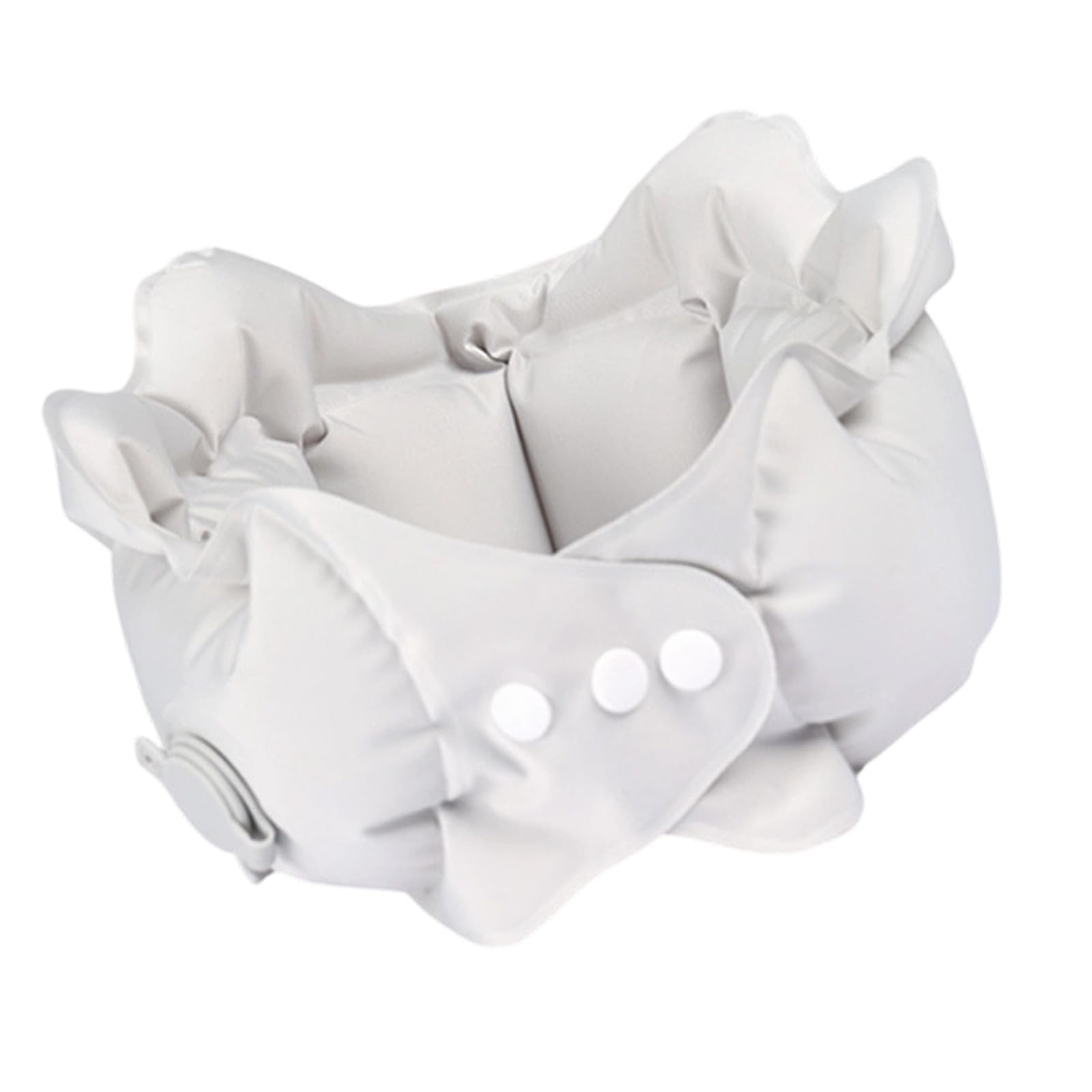 Piceioep Easy to Carry Travel Neck Rest with Sanitary Air Filling Feature for Transport and Vacations Travel Pillow