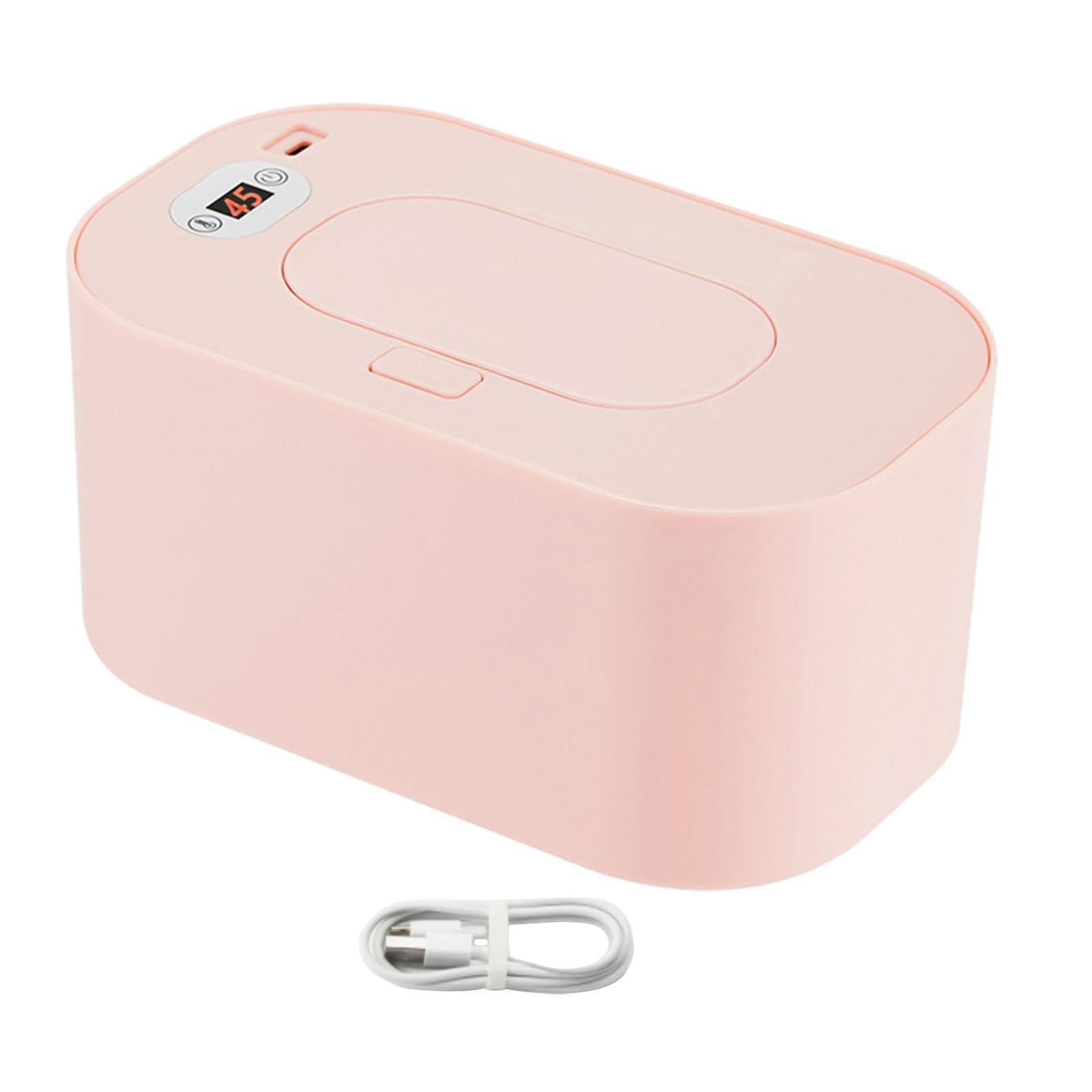 Chauffe-lingettes Humides avec Contrôle Intelligent de La Température. Distributeur de Lingettes Humides. Chauffe-lingettes Humides, Présentoir Pink Tem