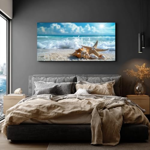 Impression sur toile mer de haute qualité pour salon et bureau - 3