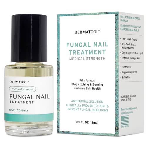 Nail Fungus Treatment for Toenail Extra Strength - Antifungal Solution and Fungal Cure Under the Nail - Toe and Fingernail Repair for Damaged Discolored Thick Nails - with Nail Care Set Tools