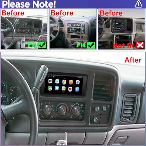 Radio QLED 8 Core con Pantalla táctil para Chevrolet GMC Buick miniatura 2