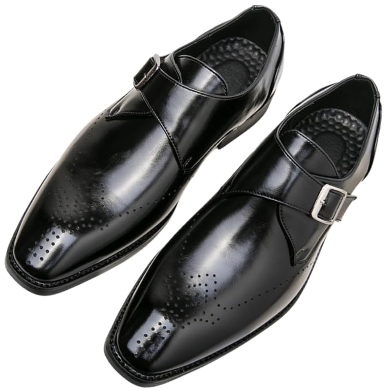 Men's Oxford Shoes, Comfortable & Breathable Faux Leather, Casual Fashion Business Dress Shoes with Pointed Toe
