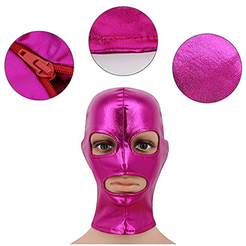 Image of Metallic Cycling Face Neck Mask Hat Ultra Balaclava Hood