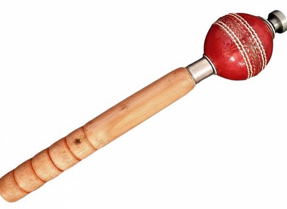 Cricket Ball Seam Revolution Practice Handle with Rotating Ball- (Pack of 1) - Red Ball | BR-07-image-7