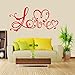Naklejki ścienne Naklejka Love Heart Naklejki Winylowe Art dla Dzieci Babys Salon Przedszkole Wystrój Domu Dekoracja Domu 74x165 cm