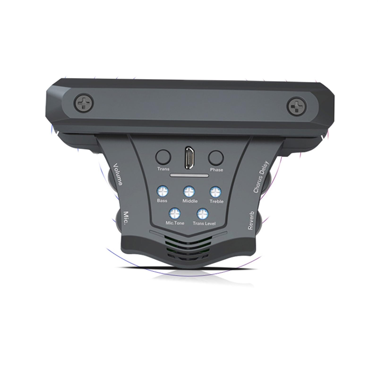 Guitar Pickup Sound Hole Vibration Pickup Folk Guitar Same Frequency Vibration Amplifier No Need To Open Holes