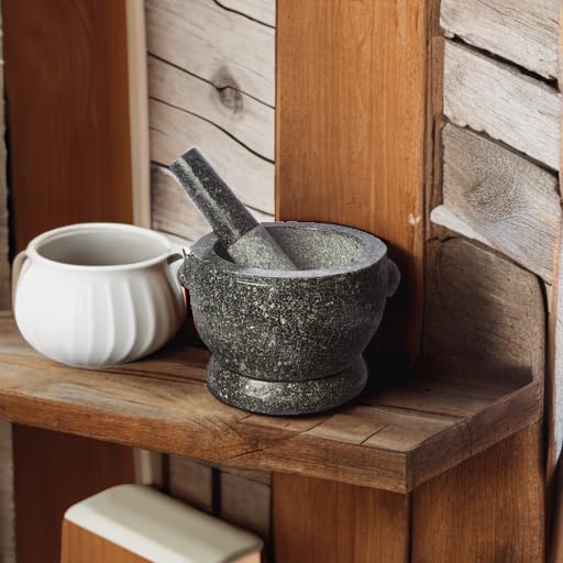 Large 8 Thai Granite Mortar and Pestle and The proper view