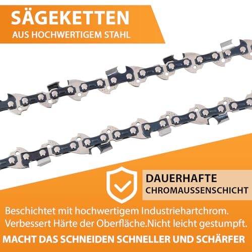 Chaîne de tronçonneuse 40 cm pour éviter les blocages de guide - 5