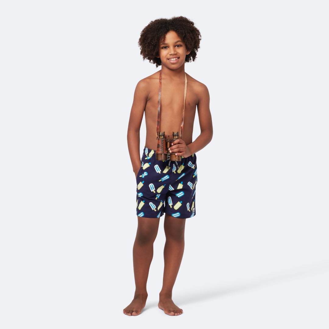 Tom & Teddy Blue & Lime Ice Lollies 3-4 Maillot de Bain, Bleu, Ans Garçon