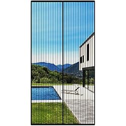Mosquiteras Magneticas Bricomart Oladwolf Mosquitera Magnética para Puerta Protección Contra Insectos, Corredera Cortina de Sala de Estar