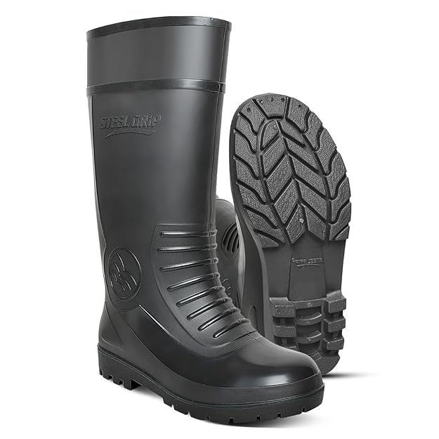 See full amazon price history chart for B D SAFETY Gum Boots STEEL GRIP ultra Soft Non Steel Cap Gum Boots water proof for Men for Various Chemicals and Oil & Acid Resistant, Water Proof, Anti-Static, 12" 1Pair (BLACK, 8) B D SAFETY Gum Boots STEEL GRIP ultra Soft Non Steel Cap Gum Boots water proof for Men for Various Chemicals and Oil & Acid Resistant, Water Proof, Anti-Static, 12" 1Pair (BLACK, 8) (B0D5BGT5GT) Amazon Price History, Amazon Price Tracker