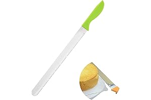 10Inch Bakers Knife, Serrated Kitchen Slicer Tool for Angel Food Cake