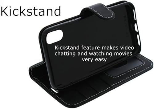 Miniatura 9 de Funda para Motorola Moto G9 Power, funda, cartera, folio, gel de cuero con corte de audio, acceso a puertos, ranuras para tarjetas y dinero, sección