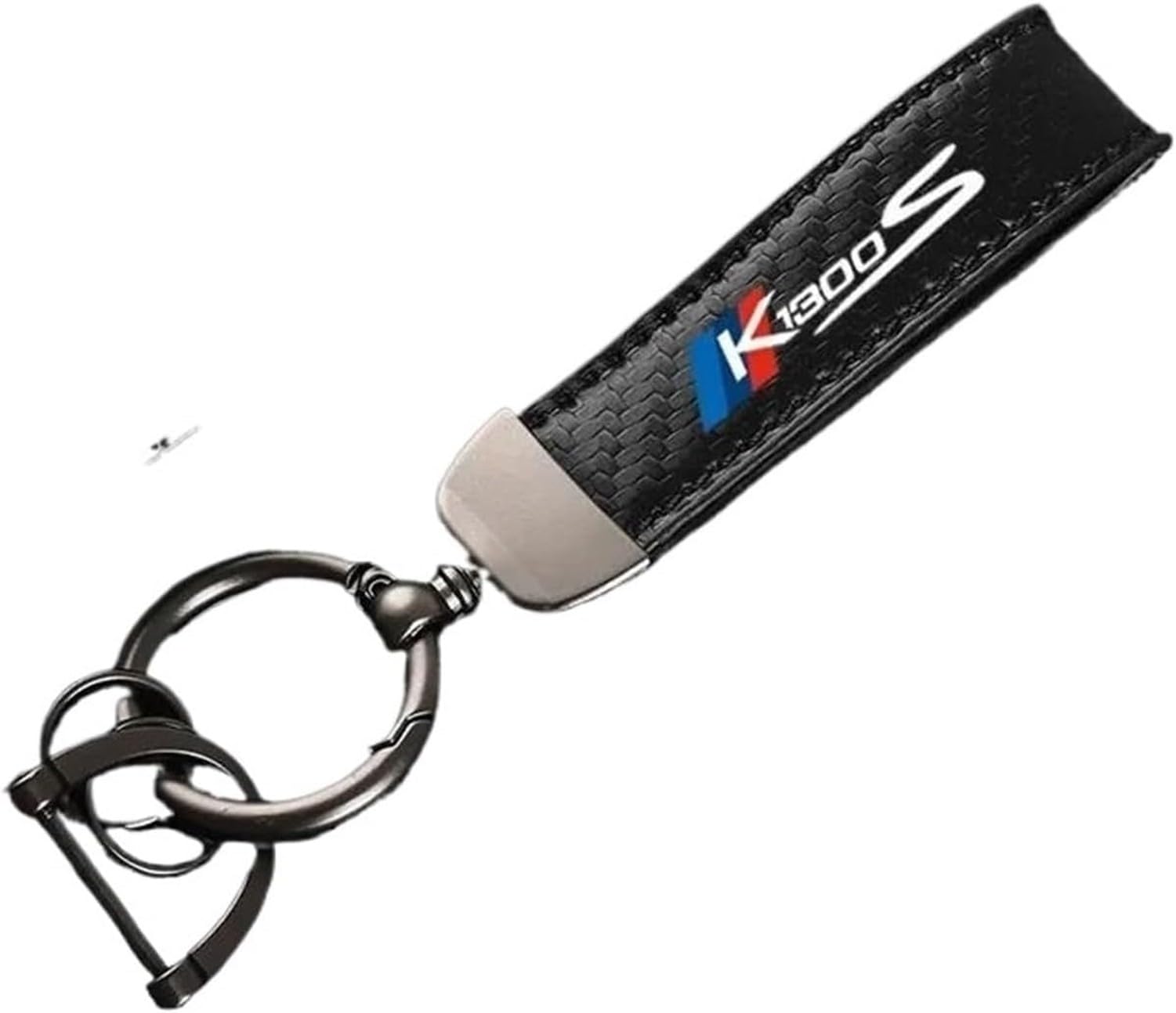 XIUNYIE For K1300S Motorrad Motorcycle Leather Key Holder Horseshoe Buckle Keyring Jewelry Accessory, a