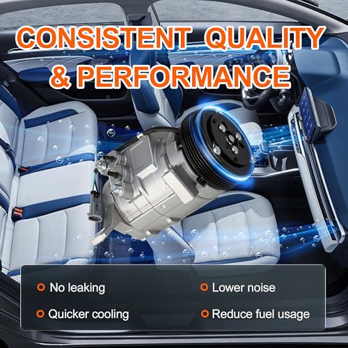 Image of CO 29002C AC Compressor Replacement for Cadillac Escalade 2002-2014,for Chevy Tahoe Avalanche Suburban Silverado 1500 5.3L V8 2003-2014,for GMC Yukon XL,Sierra 2000-2014,#15036042,15068853,15068854