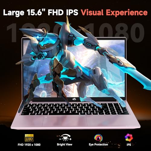Image of NIMO 15.6 inch AI-Ready Light Gaming Laptop, AMD Ryzen 7 7735HS 8C /16T, 16GB DDR5 512GB PCIe4 SSD, Radeon 680M for AI Work, Content Creation, Streaming & Study, FHD 100W USB-C PD Charging, 2-Y Warranty