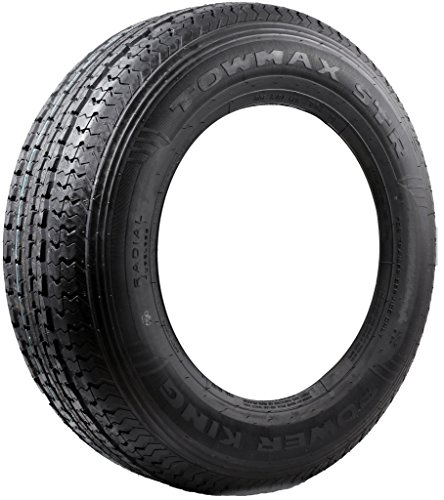 eCustomrim ST205/75R15 DEEP TREAD Steel Belted Radial Trailer Tire Load C 1820 Lbs. - 6 Year Warranty w/Free Roadside
