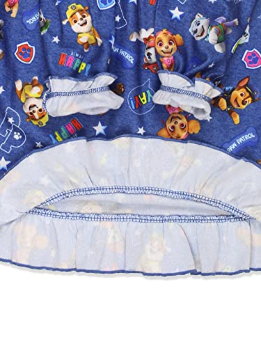 Nickelodeon Paw Patrol Toddler Girls Flannel Granny Gown Nightgown Pajamas (2T, Navy) #TOP5