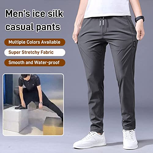 Deniluxe Pants for Men, Luvchoice Stretch Pants for Men, Glidepants - Unisex Quick Dry Pull-On Stretch Pants4