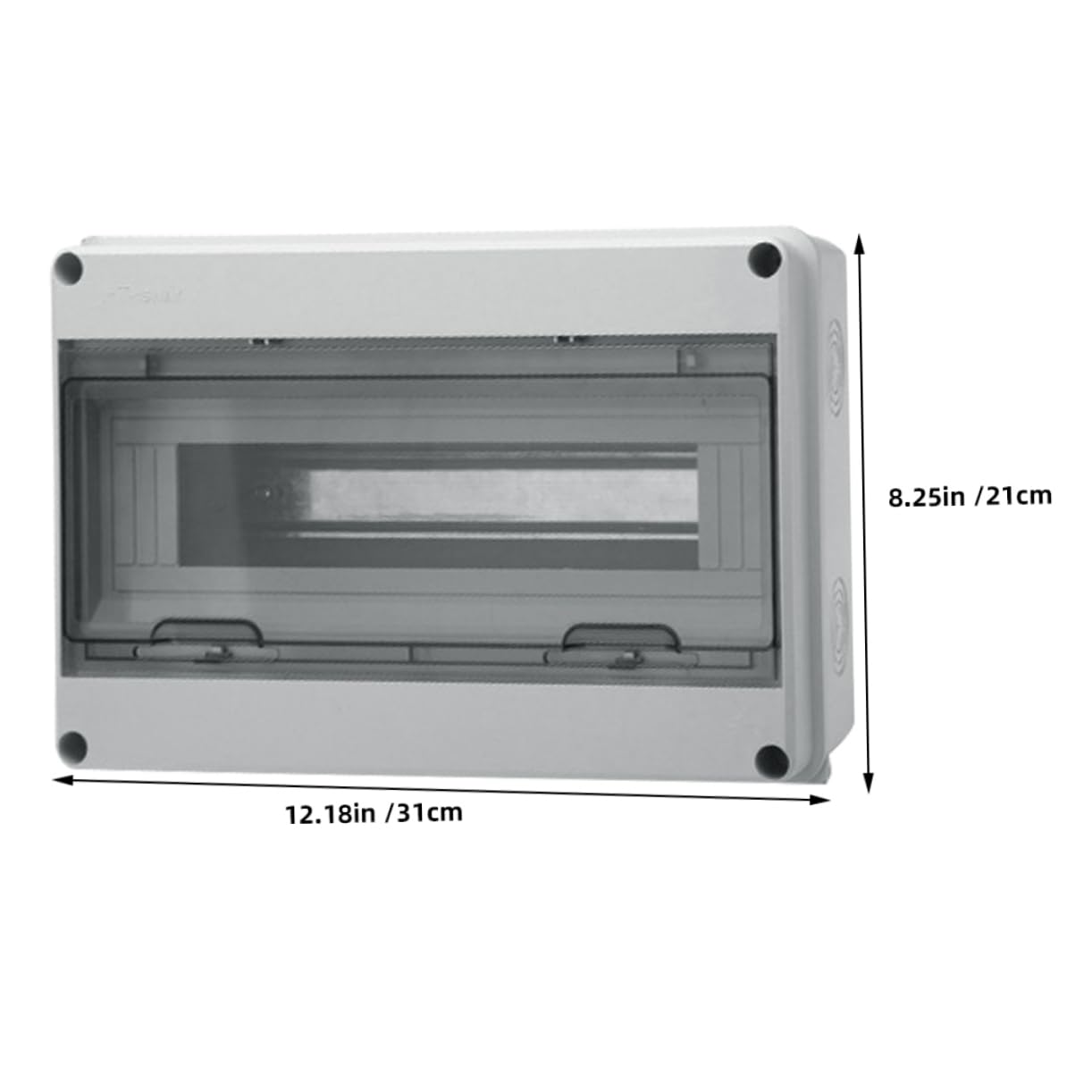 Caja Eléctrica Exterior Blanco Ip65, 15 Circuitos, de Plástico