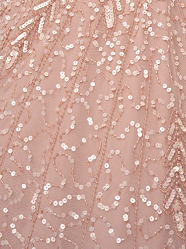 Image of Adrianna Papell Women's Beaded Midi Dress with Godets