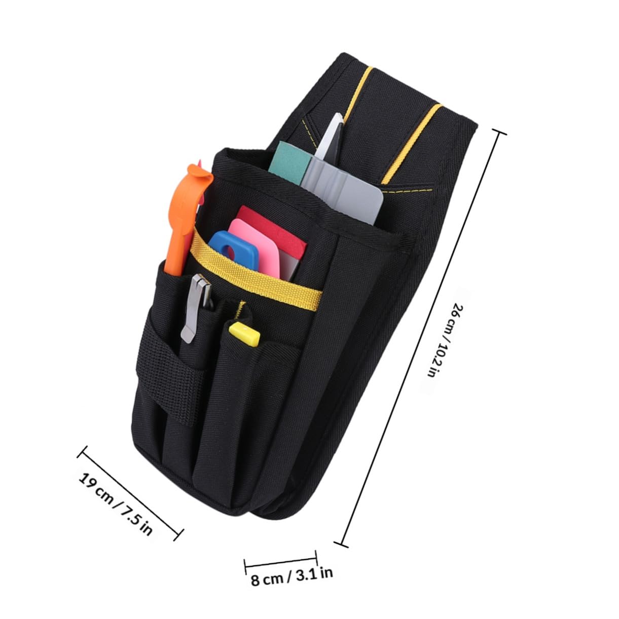 HEALLILY Kit per Pellicole Auto 16 Pezzi in Plastica per Installazione Pellicole Oscuranti per Vetri Auto Strumenti per Migliorare Efficienza e Rimozione Rifiniture