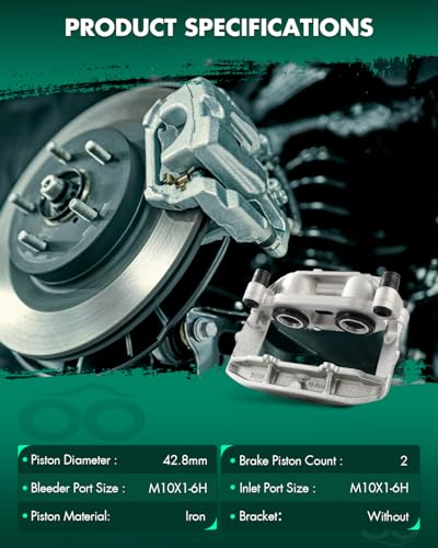 Image of SCITOO Front Brake Calipers Without Bracket 192759 192758 Fit For Audi For A6 2002-2004,For Audi For A6 Quattro 2000-2004,For Audi For A8 Quattro 2001-2003,For Audi For Allroad Quattro 2001-2005