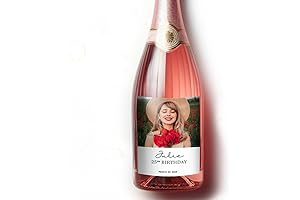 Personalized Photo Wine Bottle Label - Capture Anniversaries, Birthdays and Special Moments