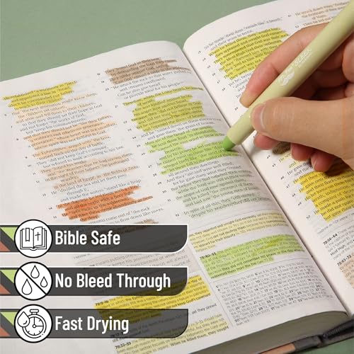 Image of Mr. Pen- Gel Highlighter, 12 Pack, Vintage Colors | Bible Highlighters No Bleed, No Bleed Highlighters