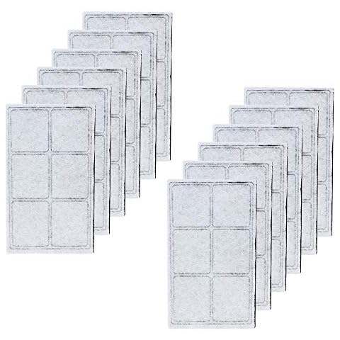 DingGreat 12 Pcs Cartuchos de Filtro de Agua para Fuente Drinkwell Cover